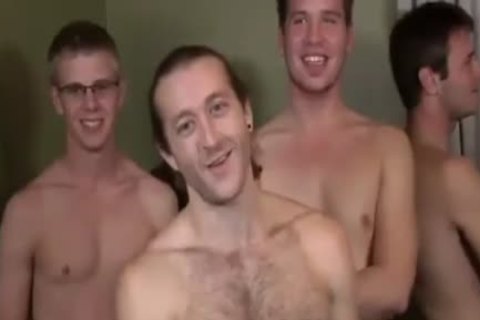 attractive shaved  gay twink In gangbang suck