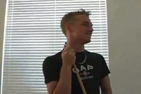 horny blonde Hunk unprotected