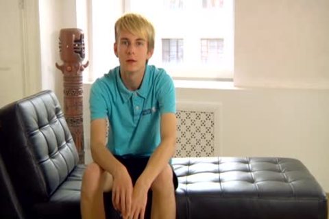 Mark - pleasing, pretty, Blond Teenboy - Solo - enchanting Uncut penis!