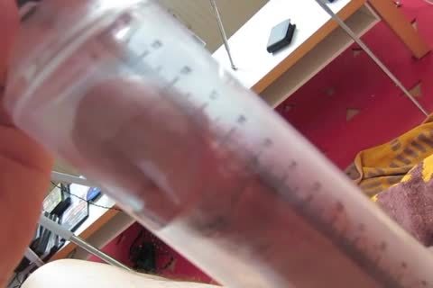 Pumping My 10-Pounder, jack off And love juice Masturbation.