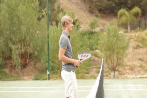 GayRoom - JD Phoenix First Scene boned By Mitch Vaughn