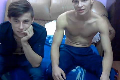 two handsome bisex Romanian guys With good penises & gorgeous booties On webcam.