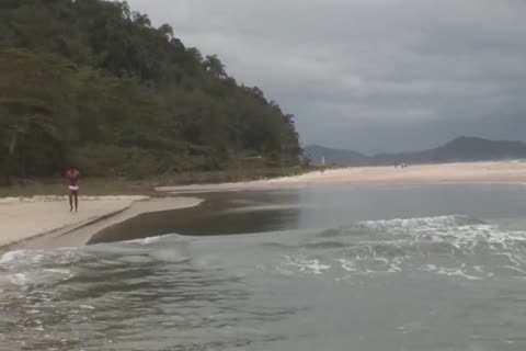 Tanned young lad plowed brutaly By His Boyfriend's rod On The Beach