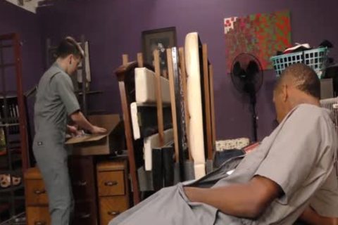 shaved White Emo lad acquires Nailed By A Hung dark chap