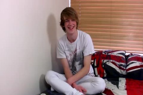 fascinating blond twink Kai Alexander Whips It Out And About