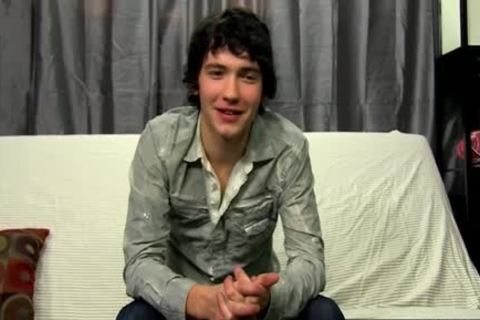 teen Josh Bensan Interviewed Then Wanked His ramrod