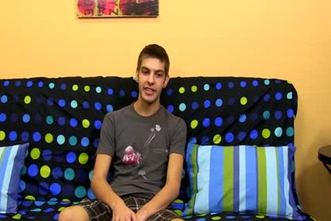 naughty brunette Max Morgan Interview Then Jerking Session - BoyFriendTVcom