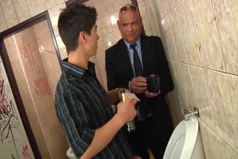 Phat Daddy Barebacks teen In bathroom