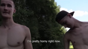 A humorous boyfrend from Slovakia moans desperately