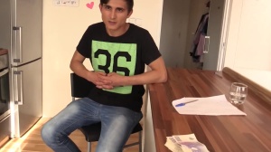 small and lean boy with a biggest knob