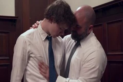 MormonBoyz - Burly Priest Fills A Missionary twinks arse