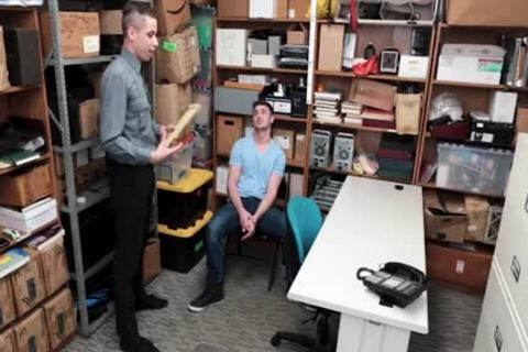 filthy Security Guard Unlawfully plows A Perps taut butt