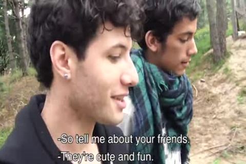 wild Latino lad gets His arsehole Creampied By A Hung stud