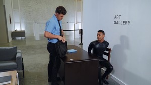 The butthole Burglar: bare - JJ Knight with Mateo Fernandez American nail