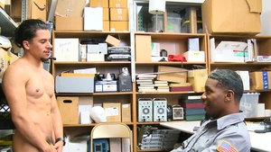 Young Perps: Latino Ty Mitchell enforcement in the backroom