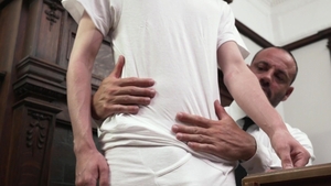 MissionaryBoys.com: Elder Hansen touching black cock