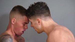 DrillMyHole - Twink Calvin Banks bareback doggy in the bed