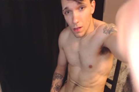 skinny 24yo Canadian boy Jon Strokes His gigantic 10-Pounder And sperm