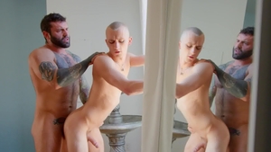 Str8toGay.com - Tattooed Theo Brady twink cheating sex tape