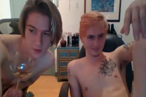 two teens Caressing Each Other, sucking And Playing With Their penis