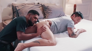 NoirMale: Ebony XL blowjob cum