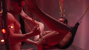 Next Door Raw: Muscled Johnny B bareback fisting rimming