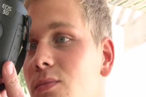 gigantic Blond ramrod teen And adorable Body Masturbating (2)