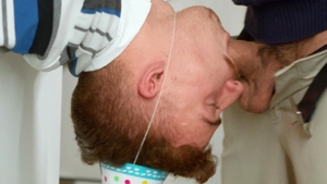 Str8toGay.com: Bear Ryan Jacobs giving head for Markus Kage