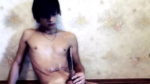 TastyTwink.com: Natural uncut cock Pissing sex toys