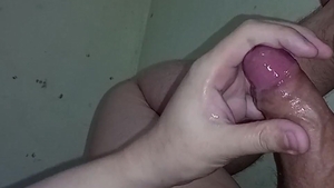 jerking off UNTIL I cum IN MY BLUE SHIRT - UEKHUI