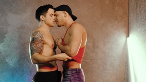 NextDoorRaw - Tattooed jerking big dick