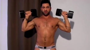 FetishMen - Jock Dominic Pacifico licks Cam uncut dick