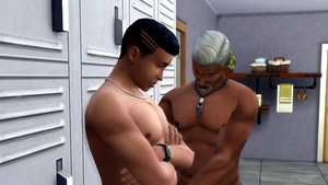 Perv old Fit coach Tricked And hammered A stylish lad - WickedWhims