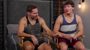 Next Door Buddies: Studly Duo Shares a Deep Throat