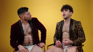 Rod's Room: Dark-haired Dudes Share A Load