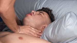 Men: Mouthful of Mills - Tied Trevor Takes it All