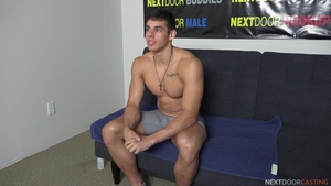 Next Door Casting: Dark-haired Jock Solo Session