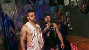 Preston's Urinal Delight with a Skater-Punk
