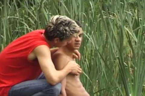 kinky Latino and white teen enjoy sex in a park